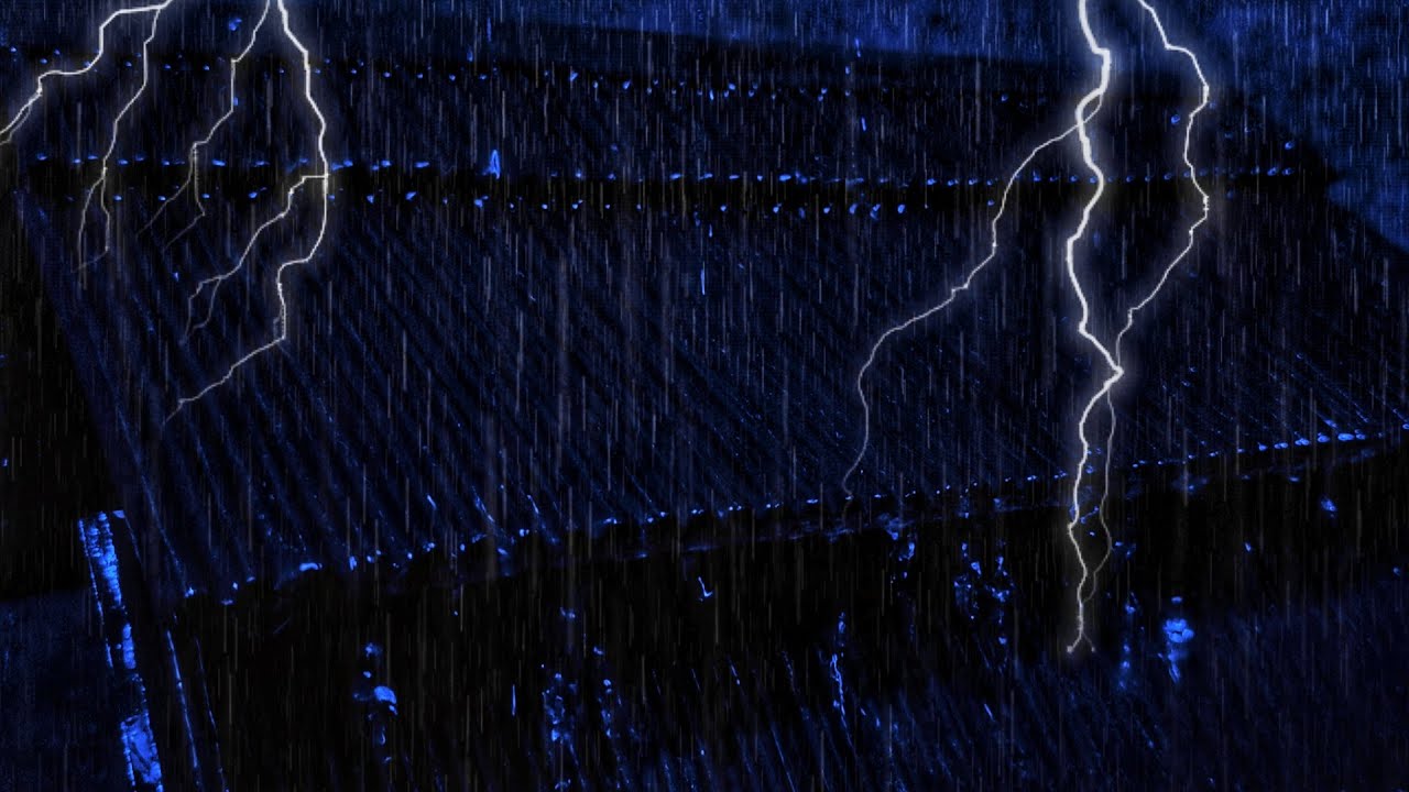 Insomnia is Gone with the Sound of Heavy Rain and Thunder on the Roof ...