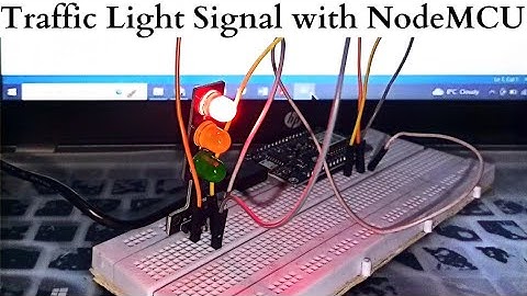 Traffic Light Signal with NodeMCU esp8266 | Robo CAD
