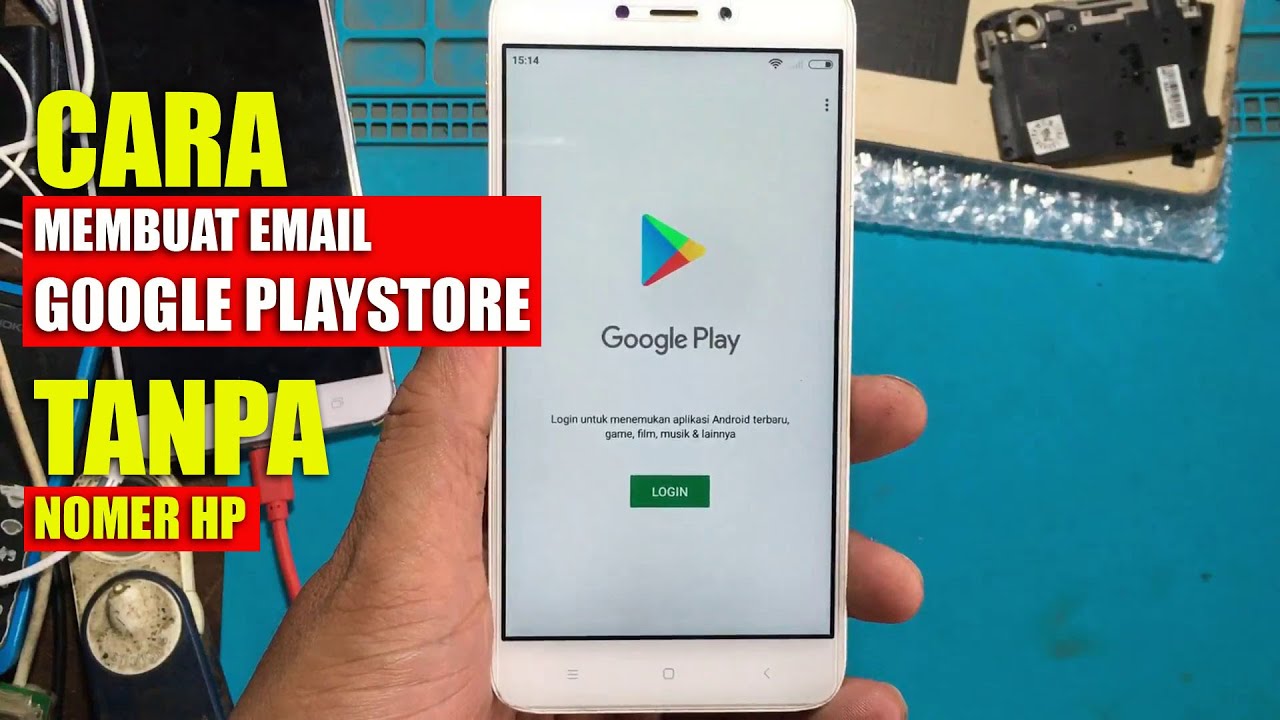 Cara Membuat Akun Email Google Play Store - Youtube