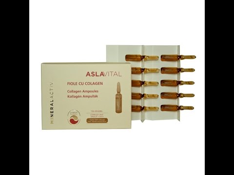 aslavital mineralactiv fiole cu colagen