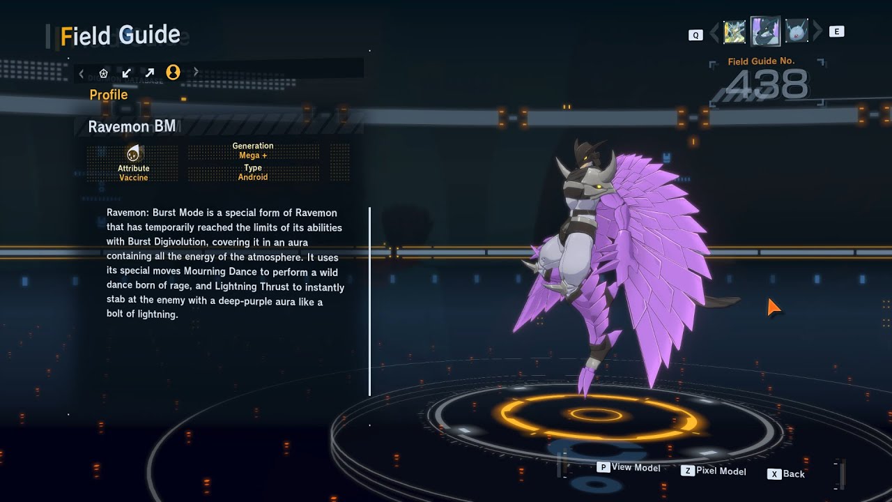 ravemon BM all digivolution/de-digivolution/profile Digimon Story Time ...