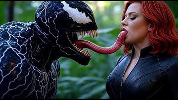 Venom Captures Black Widow in a Deadly Tight Grip 😱🔥 | Marvel Studios