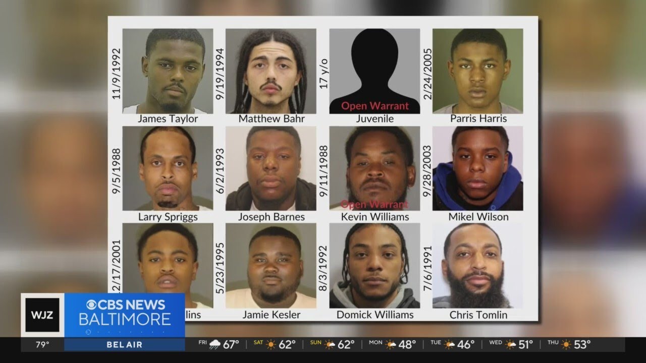 Dozen members of alleged drug trafficking organization in SW Baltimore ...