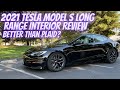 2021 Tesla Model S Long Range Interior Review Part 1 - Better than Plaid?