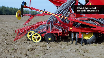 2. Väderstad Spirit  - Perusasetukset