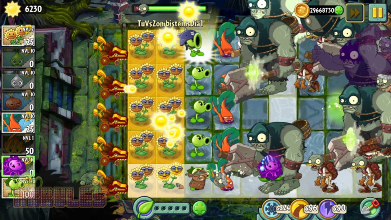 Plants vs Zombies 2 Tu VS. Los Zombiestein BY Armando Martinez - YouTube