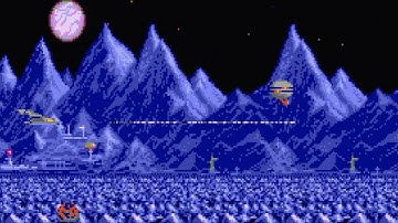 StarRay - [Atari ST] Gameplay showing up to level 6 (1988)