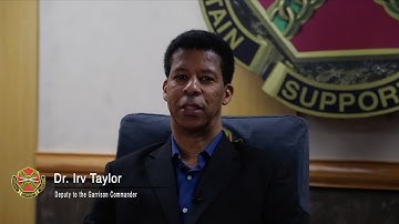 USAG Yongsan Casey Deputy to the Garrison Commander, Irv  Taylors new comers brief