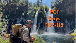 PCT Days 107-115 (Chester - Dunsmuir)