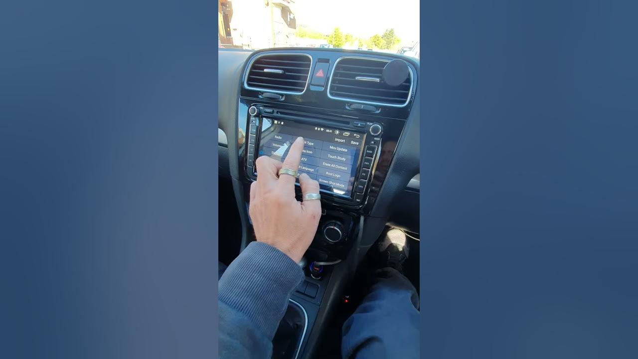 Android head unit canbus setting - YouTube