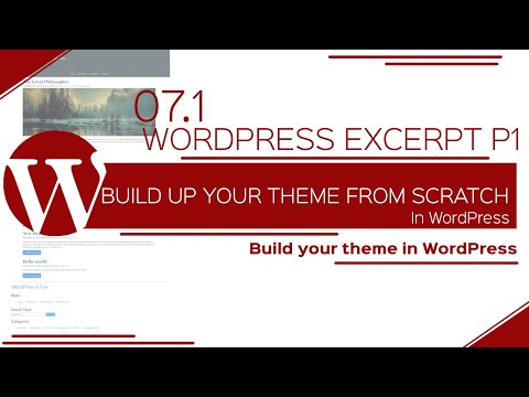 WordPress Excerpt Tutorial