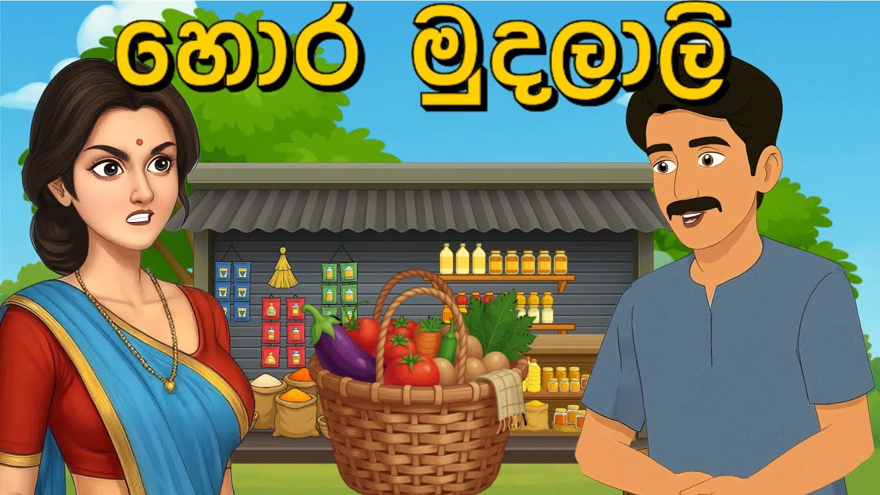 කපටි මුදලාලි, sinhala cartoon