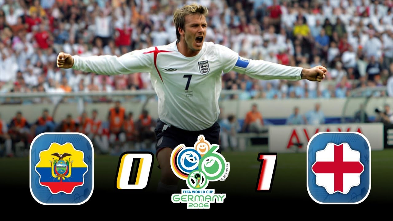 Матч, в котором Дэвид Бекхэм выгнал Эквадор и его болельщиков с чемпионата мира 2006 года