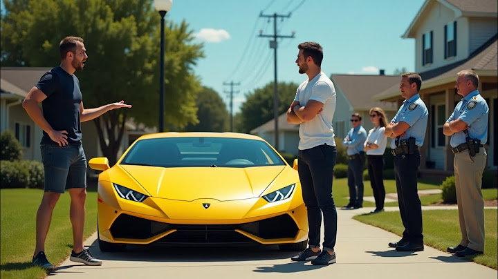 Putra Presiden HOA Mencoba Mencuri Lamborghini Saya... Kesalahan Besar!"
