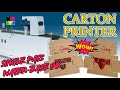 Digital single pass printer for Paper box Carton