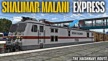 14662 SHALIMAR MALANI EXPRESS JOURNEY GAZIYABAD TO REWARI HIGH RISE WAP7 ACTION SSR ROUTE/MSTS