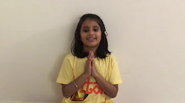 YADA YADA HI DHARMASYA - Bhagavad Gita Chapter 4 verse 7 - Kids Recital with meaning