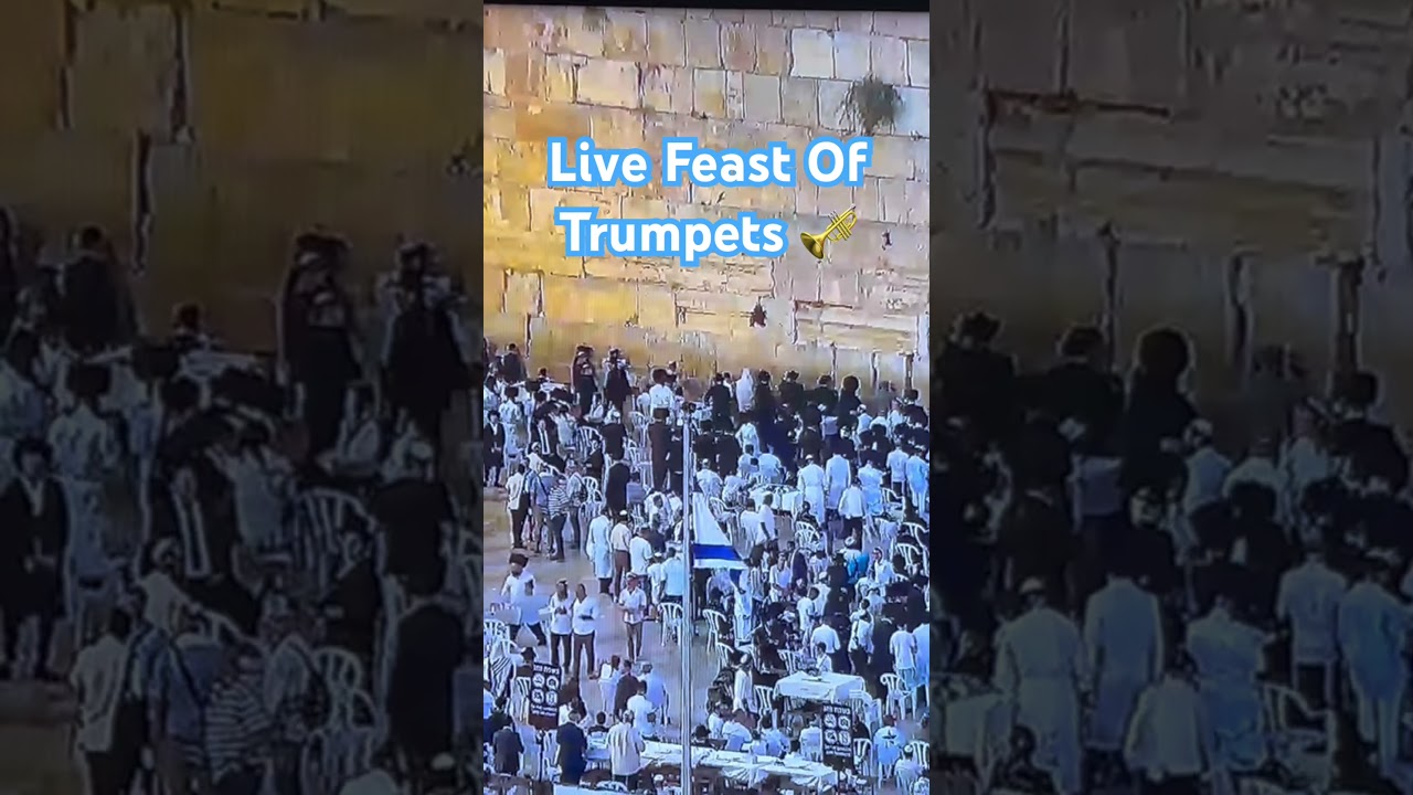 Live Feast Of Trumpets is here Western Wall Jerusalem from Tuesday September 23 2025