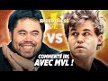 Hikaru vs carlsen en bullet  commentaires irl avec mvl