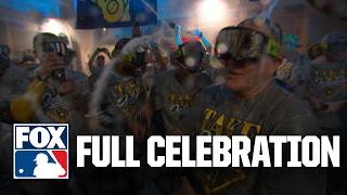 Full Milwaukee Brewers' Celebration After Winning NLDS
