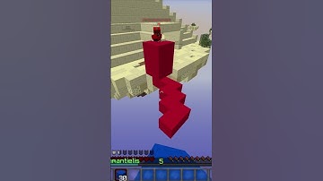 We saw a hacker!!! #hypixel #shorts