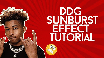 DDG Sunburst Effect | Photoshop tutorial 2021