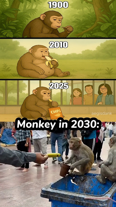 Monkey Be Like 🍌➡️🧋