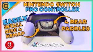 Nintendo Switch Pro Controller RISE4 Remap Kit from Extremerate. No Soldering Easy Install