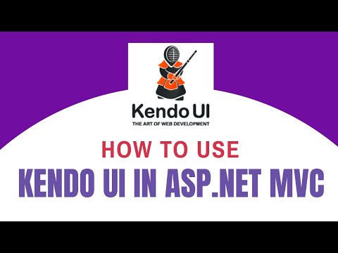 How to use Kendo UI Library in ASP.Net MVC Project