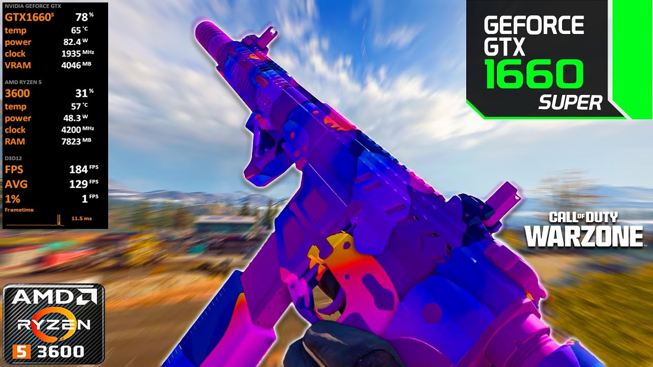 Call Of Duty Warzone 4 On GTX 1660 Super + R5 3600 | Best Settings | FPS Benchmarks | 2025