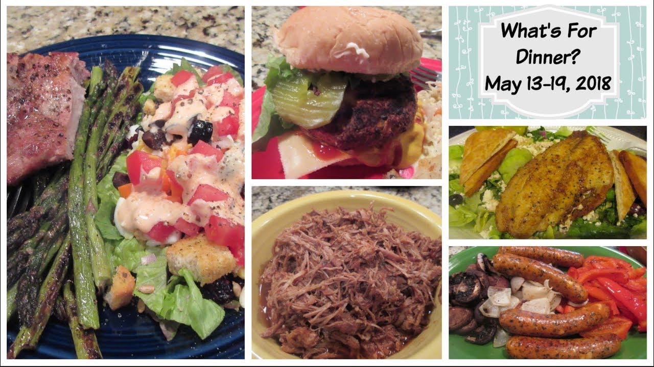 What's For Dinner? May 13-19, 2018 | Cooking for Two - YouTube