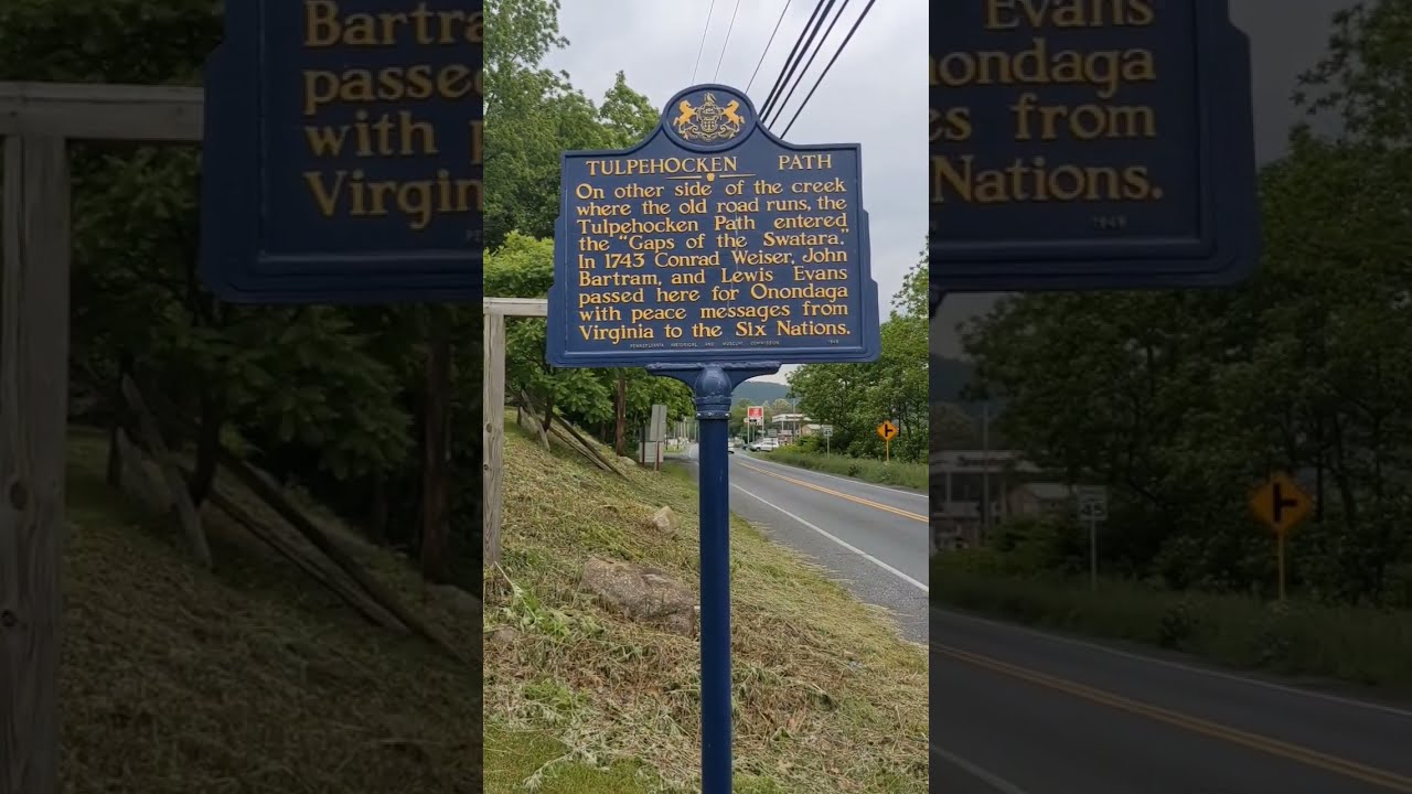 History In A Minute - Tulpehocken Path - Pine Grove Pennsylvania #history #pahistory #hometown