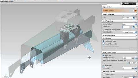 NX CAE- Faster shell meshing from solid geometry