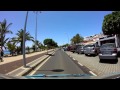 Driving through Puerto del Carmen, Lanzarote