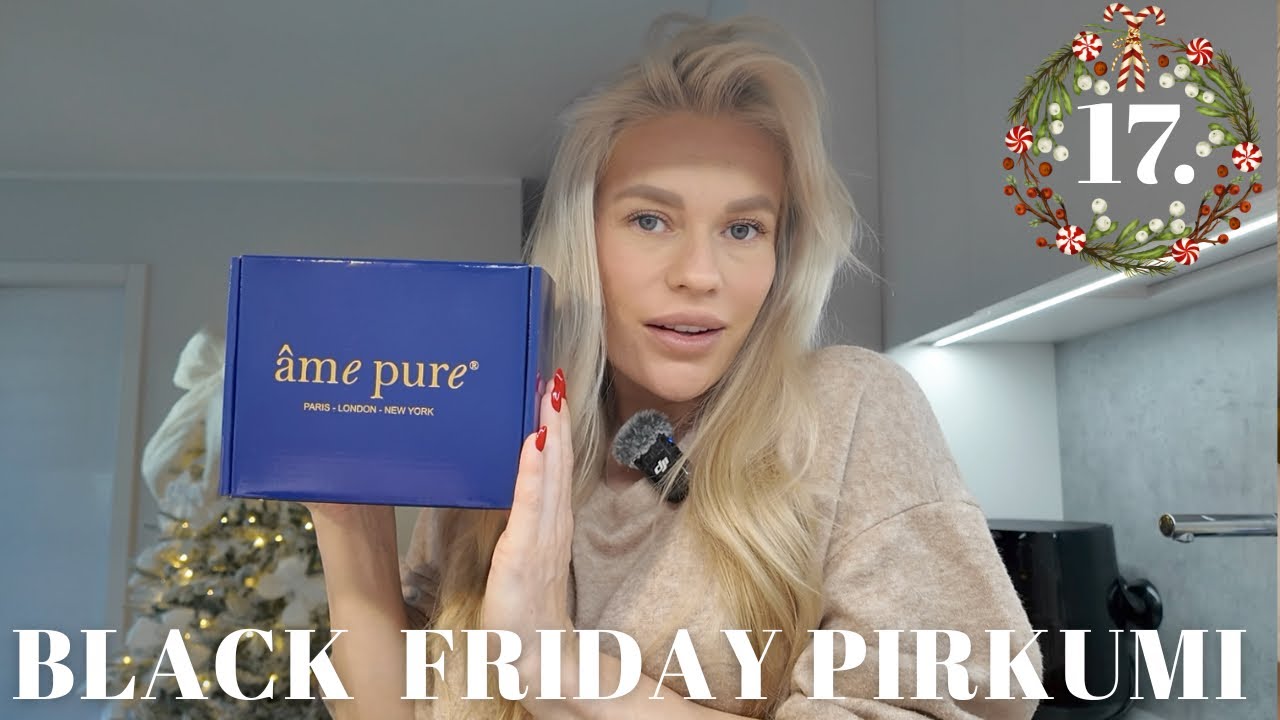 BLACK FRIDAY PIRKUMU UNBOXING '25. VLOGMAS DIENA 17