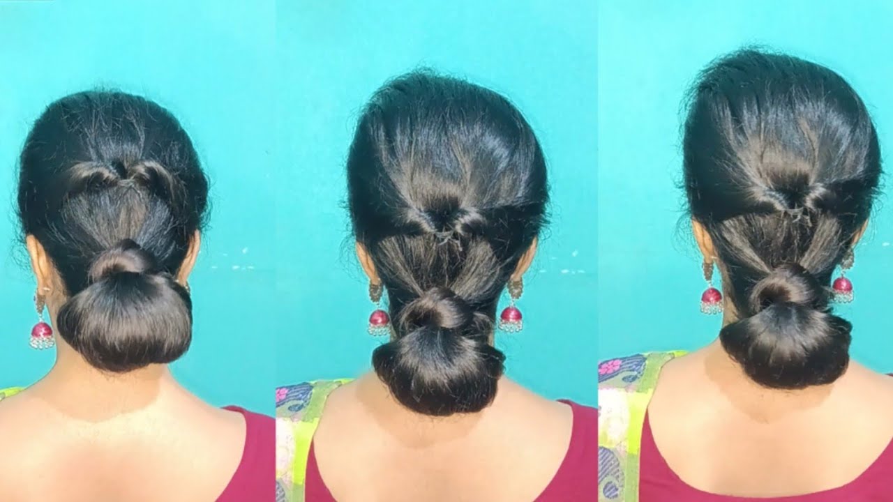 Messy Maharashtra Khopa Hairstyle - Look created in Thane Masterclass Day -  3 Hairstyle : @neetahairstylist Makeup :… | Instagram