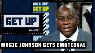 Magic Johnson gets emotional about the upcoming docuseries that will detail his journey 🙌 | Get Up
