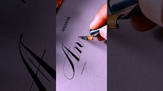 Writing art calligraphy lettering ✒️#shorts #youtubeshorts #writer #calligraphy #cursive #trending