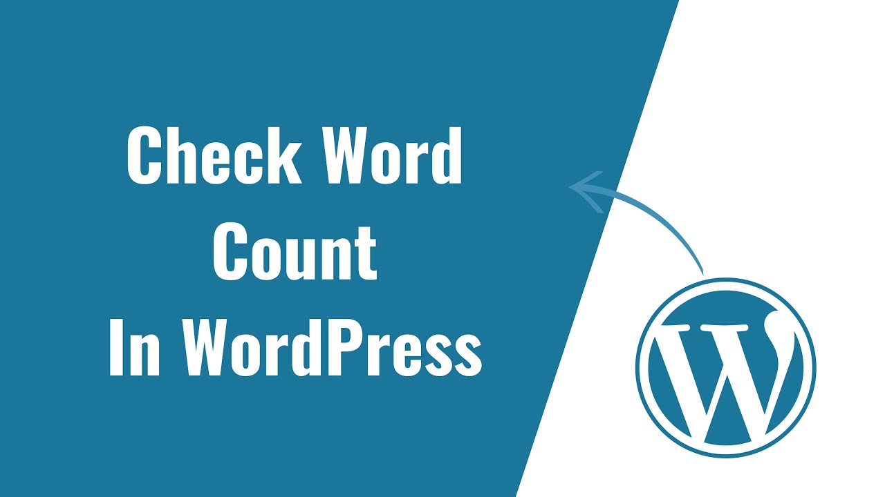 How To Check Word Count In WordPress Post Page - YouTube