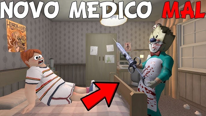 ENTRANDO NA CASA DO SORVETEIRO DO MAU COM MOD! - INCRÍVEL! - Ice Scream ( JOGO DE TERROR) 