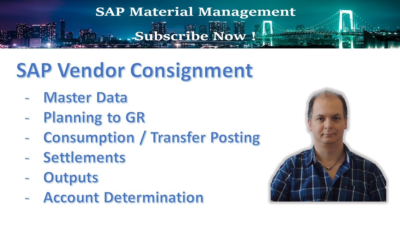SAP Vendor Consignment Process YouTube