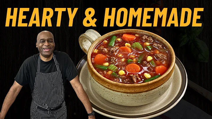 Easy Vegetable Beef Soup | One-Pot Comfort Food