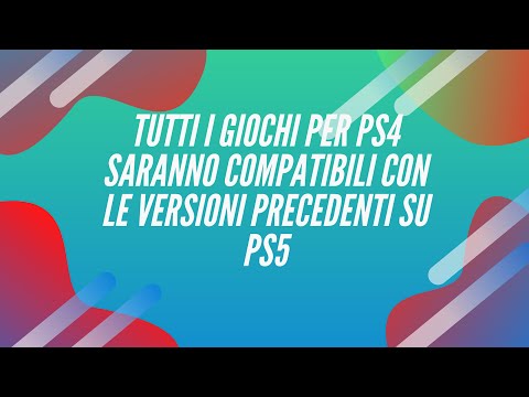 Video: Non Trattenere Il Respiro Per La Compatibilità Con Le Versioni Precedenti Di PS4