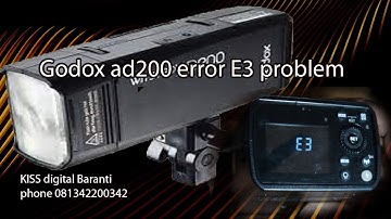 Godox ad200 witstro eror E3