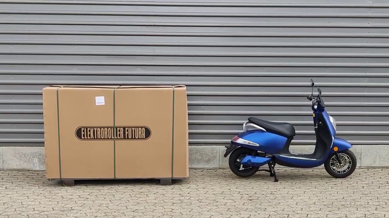 Ersteinrichtung Ankunft Elektroroller Futura Entpacken Sicherung  Versicherung Support E-Scooter - YouTube