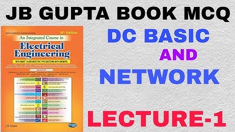 DC BASIC AND NETWORK BY JB GUPTA BOOK