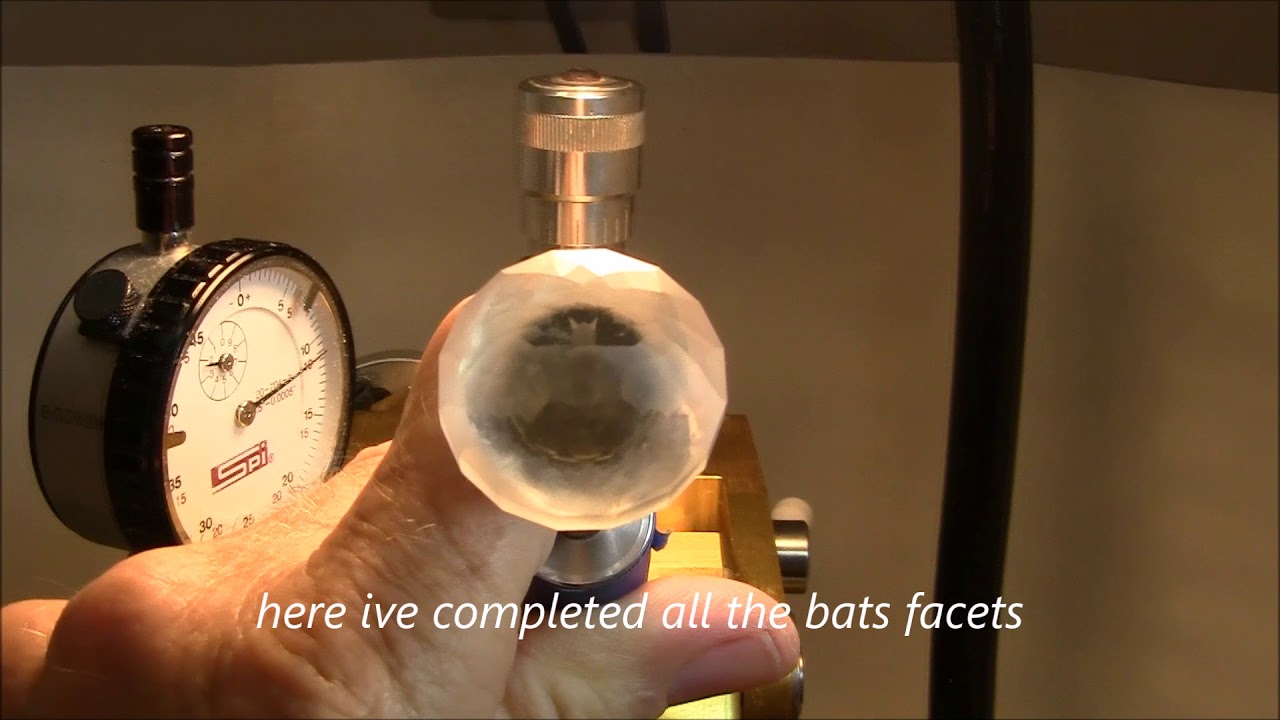 Faceting gemstones : cutting a novelty stone,  Nightwing