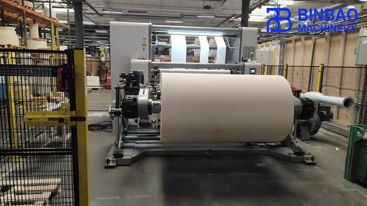 SLA1600 CE UK Filter Paper Roll Slitting Rewinding Machine For Car Use From Binbao Machinery China