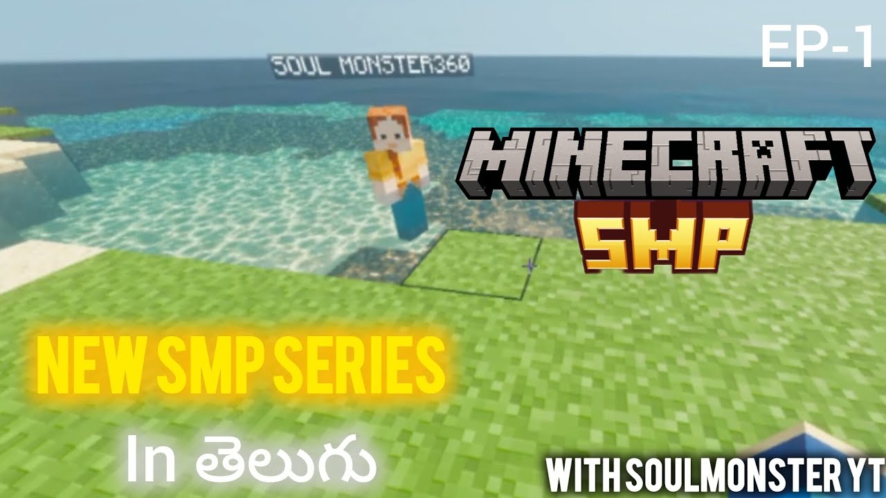 💥 NEW MINECRAFT SMP SERIES! (Episode 1) - Telugu Gameplay 💥