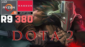 Dota 2 | R9 380 4GB | 1080p, Custom Settings